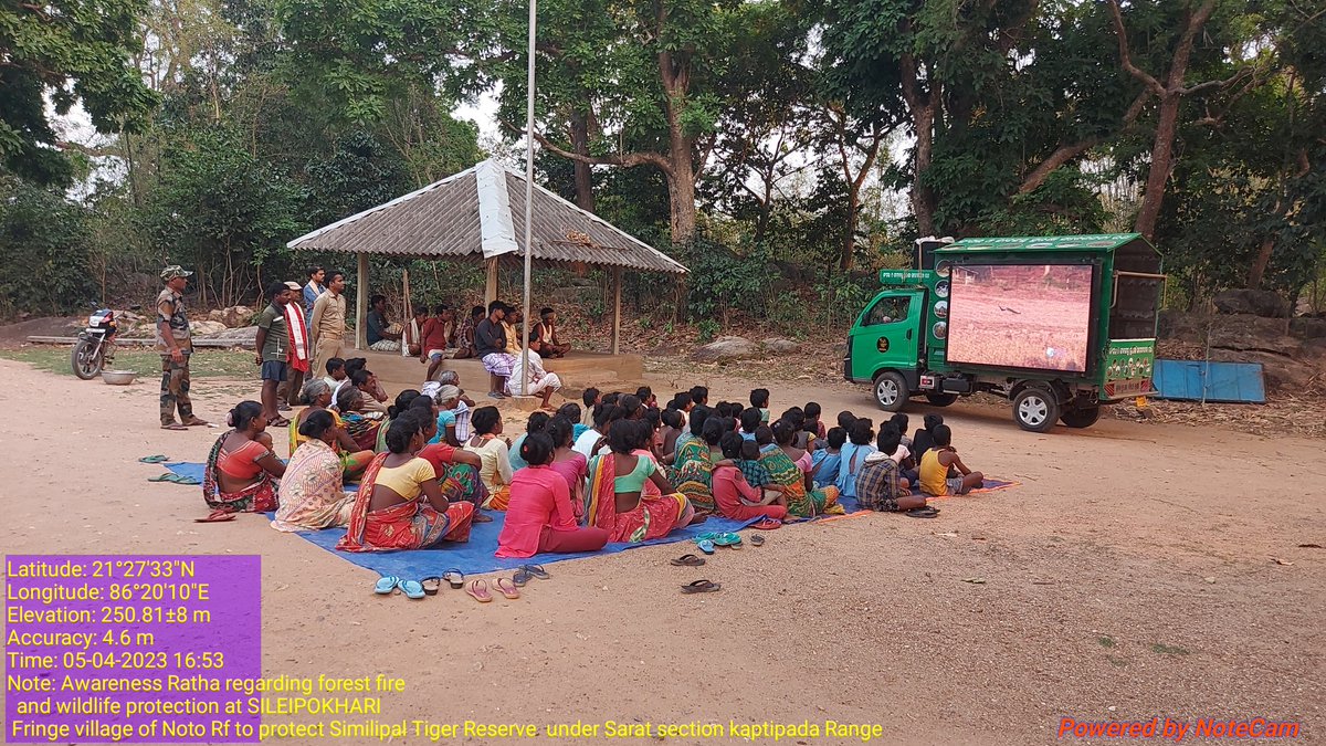 amar_odisha's tweet photo. #Awareness_Ratha regarding #forest_fire and Wildlife protection at Fringe villages of Noto Rf to protect #Similipal Tiger Reserve Under Kaptipada Range, Baripada Division
@BaripadaT 
@DM_Mayurbhanj @CircleRccf 
@Similipal_South 
@SimilipalNorth 
@pccfodisha 
@PCCFWL_Odisha https://t.co/ilqyHAvy1k