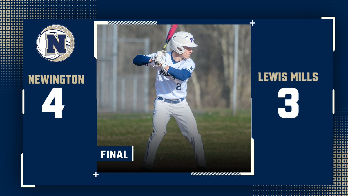 NewingtonSports's tweet photo. Baseball opens with a 4-3 win behind 5 shutout innings from Gavin Gray- Josiah Ross went 2-3 with a 2B. Alex Cappellucci was 2-2. https://t.co/2wp7tOsR8P