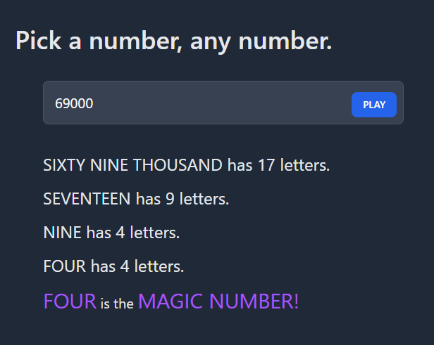 DylanWilson80's tweet photo. Teaching my 8 year old how to code yesterday. He came up with the idea. FOUR is the MAGIC NUMBER!
https://t.co/LIwZBqA0Aq https://t.co/ujMIjHm4UF