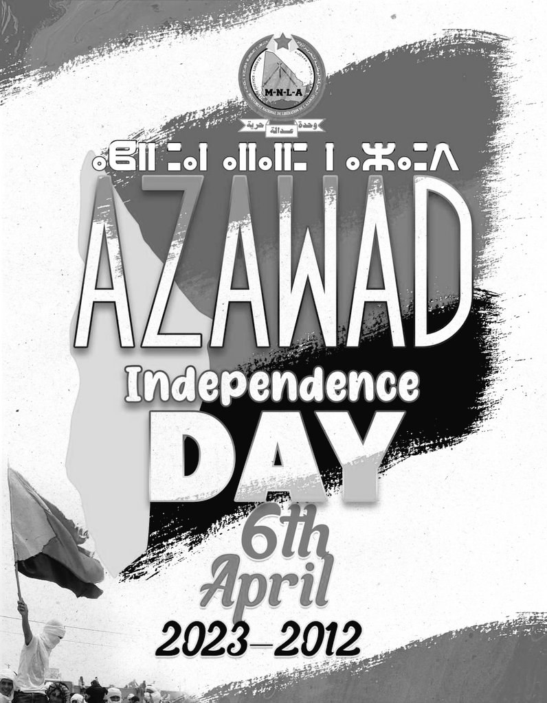 InZawnaker's tweet photo. #Azawad
Le 06 Avril 2012
Le 06 Avril 2023 incha massinagh e wi aba ogaz wi idarnen insartan fal chindjan nassan gharid.
#06April
#freeAzawad https://t.co/k2p7BiTcno