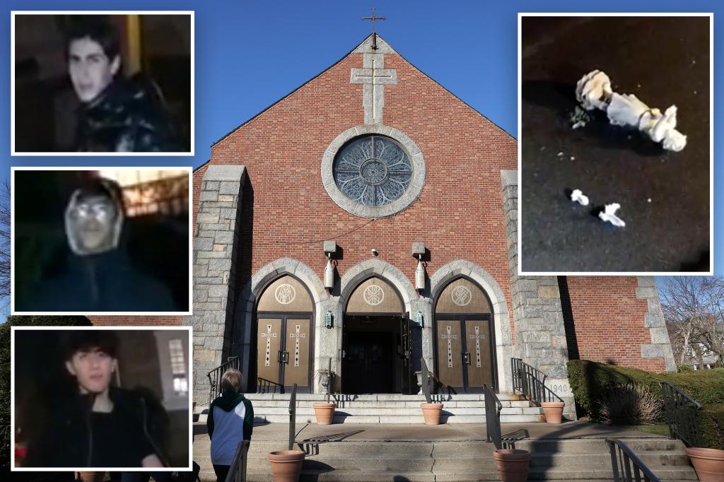 New photos emerge of Queens teens wanted in smashing of church statue trib.al/4fRAduj