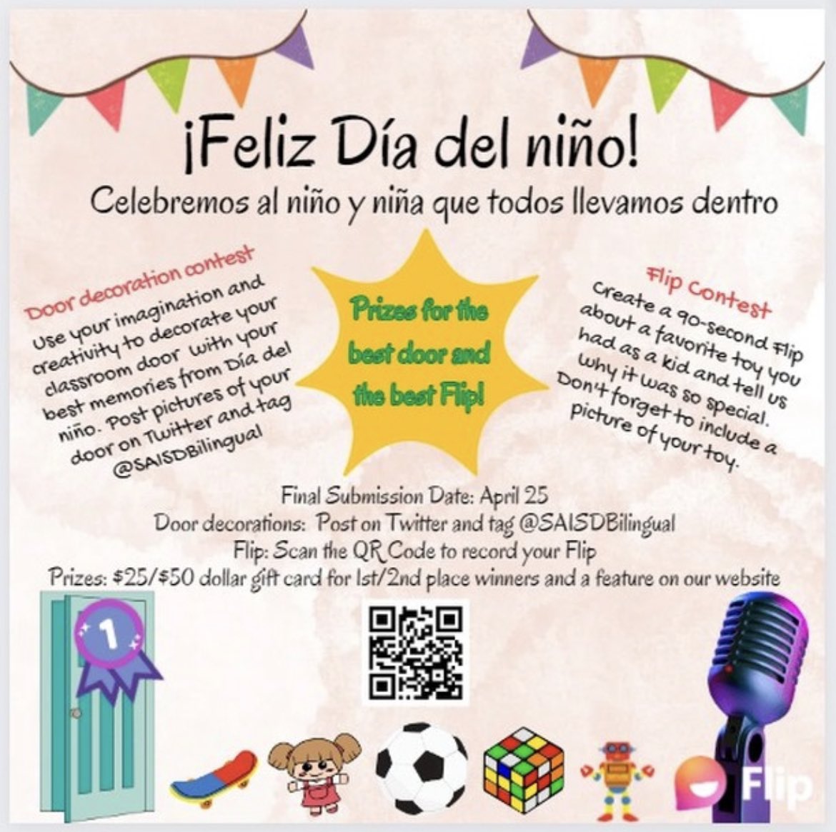 Dual Language , ESL & Migrant, SAISD (@saisdbilingual) on Twitter photo Es tiempo de celebrar a nuestr@s nino@s grandes y pequeños. Spread the word , y’all ! <a href="/SAISD/">San Antonio ISD</a> <a href="/DrJaimeAquino/">Jaime Aquino</a> Es tiempo de celebrar a nuestr@s nino@s grandes y pequeños. Spread the word , y’all ! <a href="/SAISD/">San Antonio ISD</a> <a href="/DrJaimeAquino/">Jaime Aquino</a>
