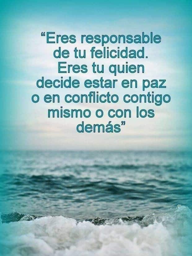 Eres responsable de tu felicidad!
