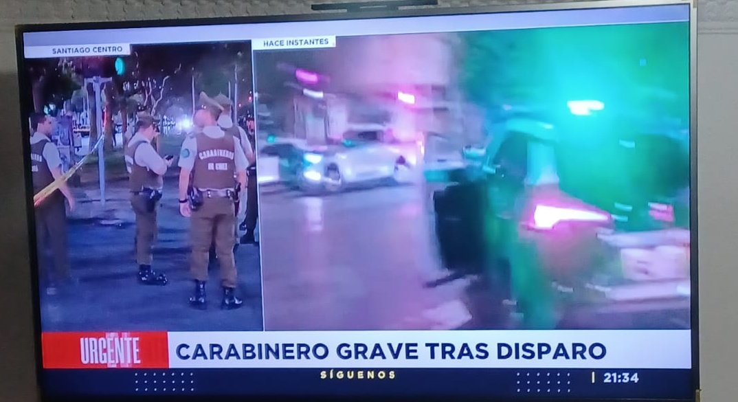 Otro Carabinero atacado por asesinos acá en Matta , pero El Comunismo Miserable le dice " Gatillo Fácil" a su labor. La que les está costando la vida !!!