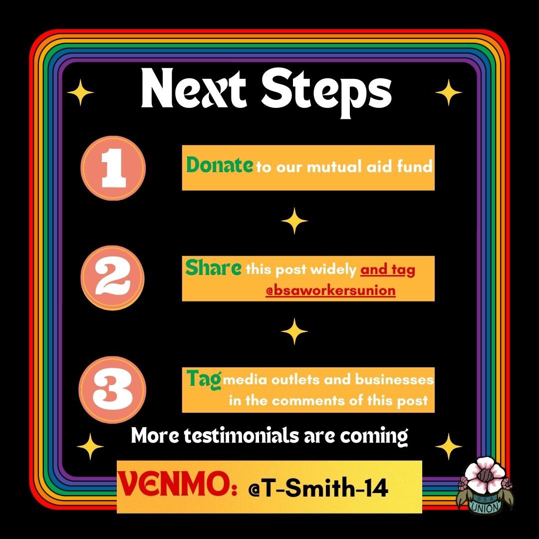 Brave Space Alliance Workers’ Union tweet media