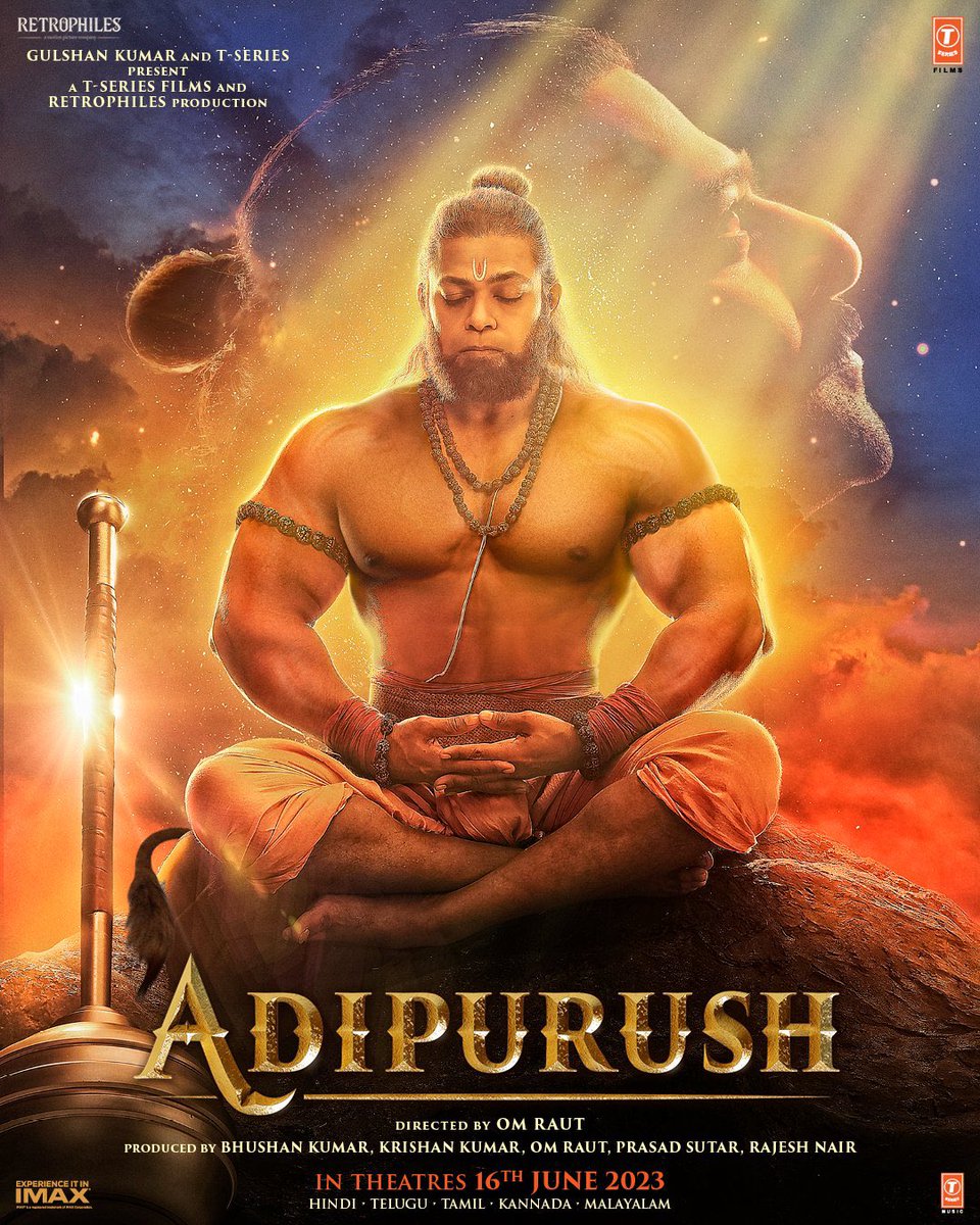 TheAakashavaani's tweet photo. New Poster From #Adipurush https://t.co/HDzwZZa0OP