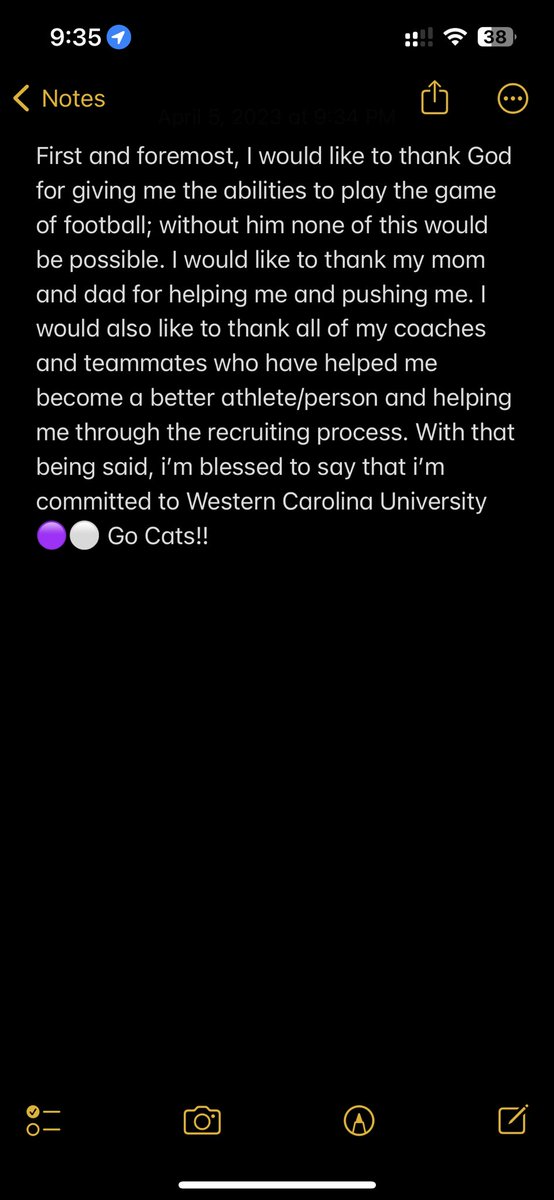 CoachRobinson25's tweet photo. Committed! Go Cats!!!🟣⚪️ #LiveOnTheEdge @CoachJjLaster @CoachKerwinBell @Kb1Raw @CoachWellsWCU @CoachTurkFB @ToddShealy7 @sydaspears @WCUCoachEdwards @CatamountsFB @jhannah81 @JodyMathis61 @blackfrancis11 @AarikLong @mountaineersprt https://t.co/XBCHvRtgTu