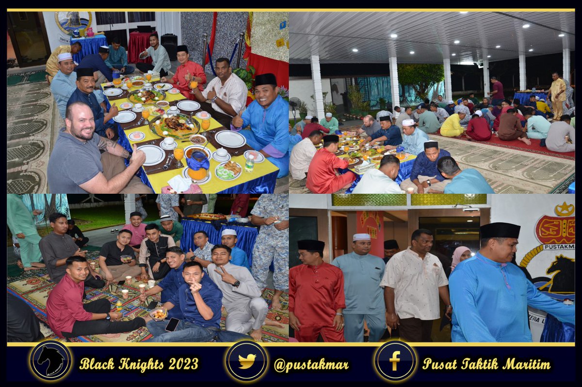 puspedtldm's tweet photo. "May this Ramadan be time of reflection and renewal for you". 

Majlis Berbuka Puasa Warga dan Solat Maghrib berjemaah telah diadakan bertujuan untuk mengeratkan silaturahim antara warga PUSTAKMAR. 

#Striveforvictory

@Cdr_Murthi
@tldm_rasmi  
@MPA_Barat https://t.co/4cyLevlmCz