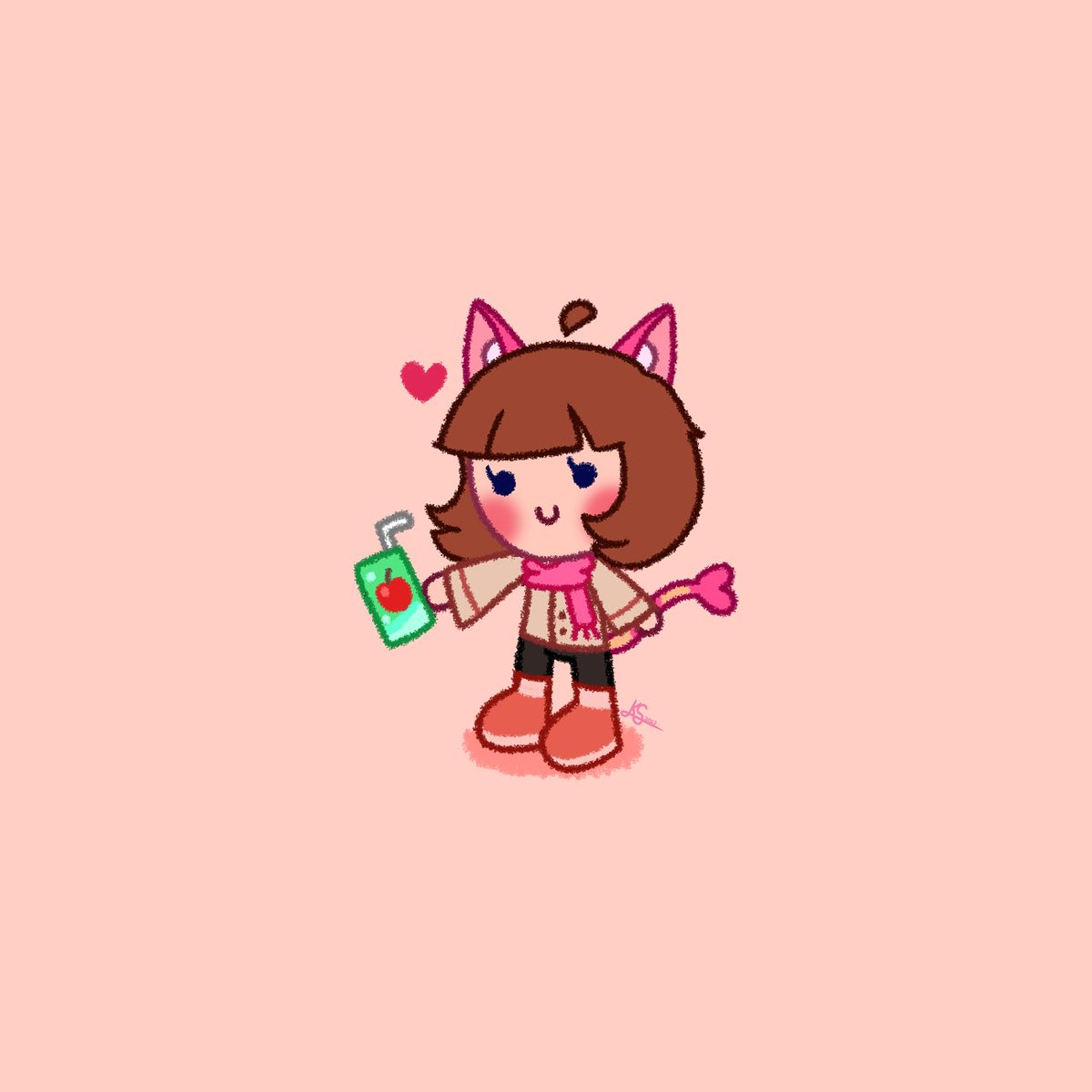 _katstellar's tweet image. Rosita's favorite juice 🧃🍎
#drawing  #art #cute