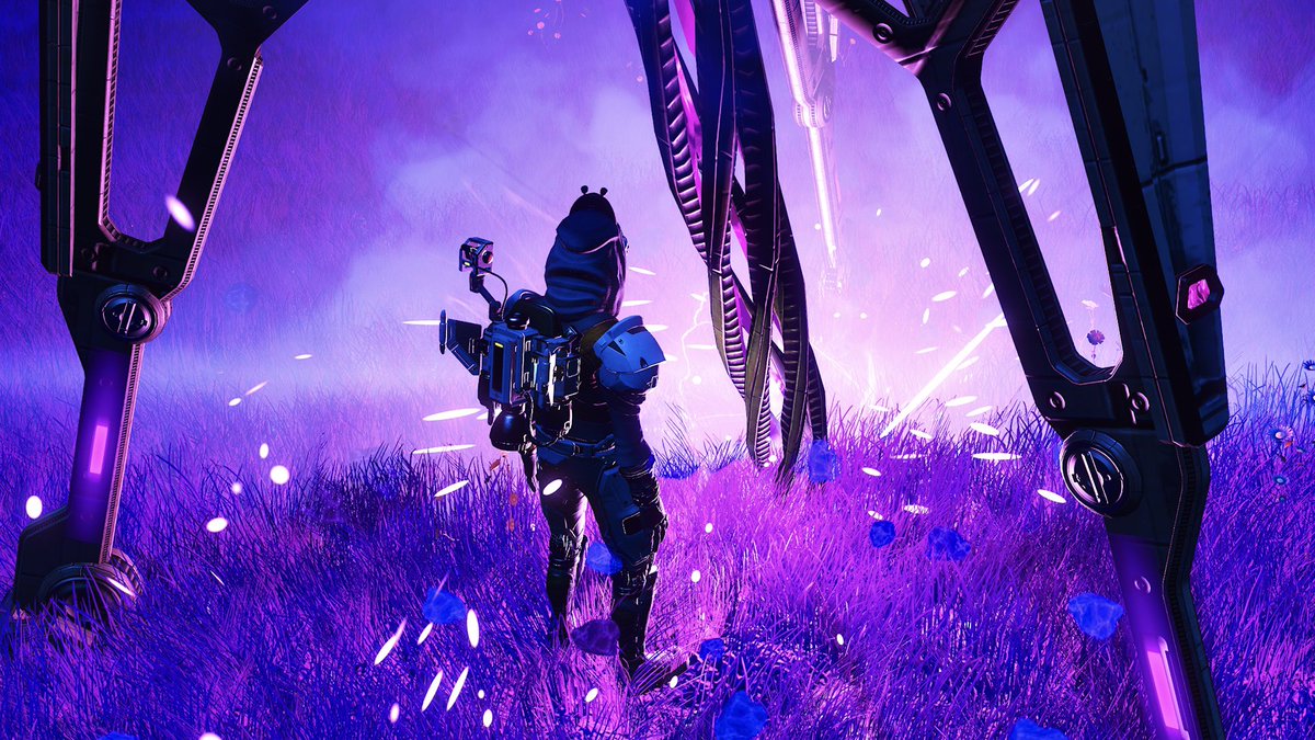 ThinkingViolet's tweet image. The new Dissonance Resonators are gorgeous!
#NoMansSky  #NMSinterceptor #QitanianEmpire