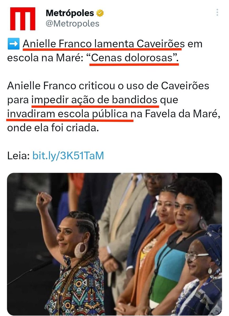 manodedireita_'s tweet photo. A milícia mata a irmã dela e ela odeia a polícia típica de Zé droguinha https://t.co/beQIzqwlvk