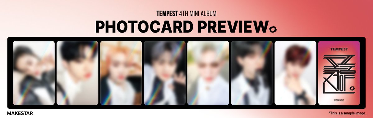 Makestarcorp's tweet photo. #TEMPEST 4TH MINI ALBUM <폭풍전야> PRE-ORDER VIDEO CALL EVENT

⏰마감 D-3, Ending Soon⏰

💚메이크스타 홀로그램 포토카드 프리뷰
🖤MAKESTAR Hologram Photocard Preview

📅23.04.03 ~ 23.04.09 23:59 (KST)
🔗https://t.co/XiHEED2LTR https://t.co/gApq4H5Hr8