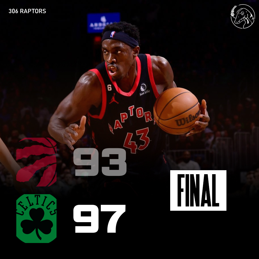 306Raptors's tweet photo. Raps' comeback falls short in Boston. https://t.co/Z7HSYpzWoR