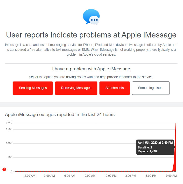 altmackv's tweet photo. *laughs in Android*
#imessage
#imessagedown https://t.co/HcT5WEIRta