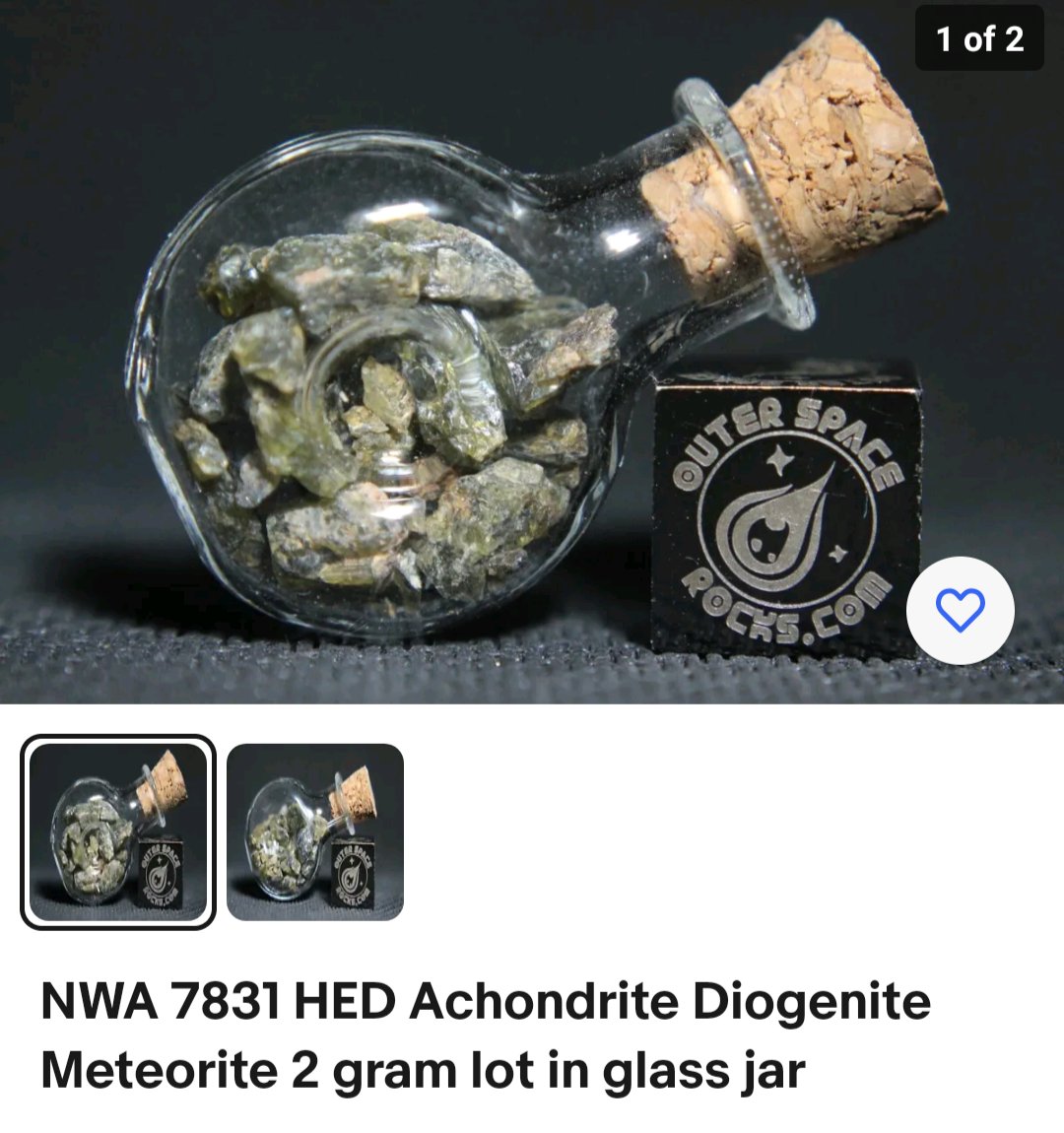 OuterSpaceRocks's tweet photo. Really nice looking Orthopyroxene #Meteorite Northwest Africa 7831. #HED #Diogenite #Achondrite https://t.co/8eQgNvxcwD