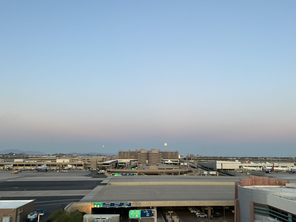 Beautiful evening from Sky Harbor