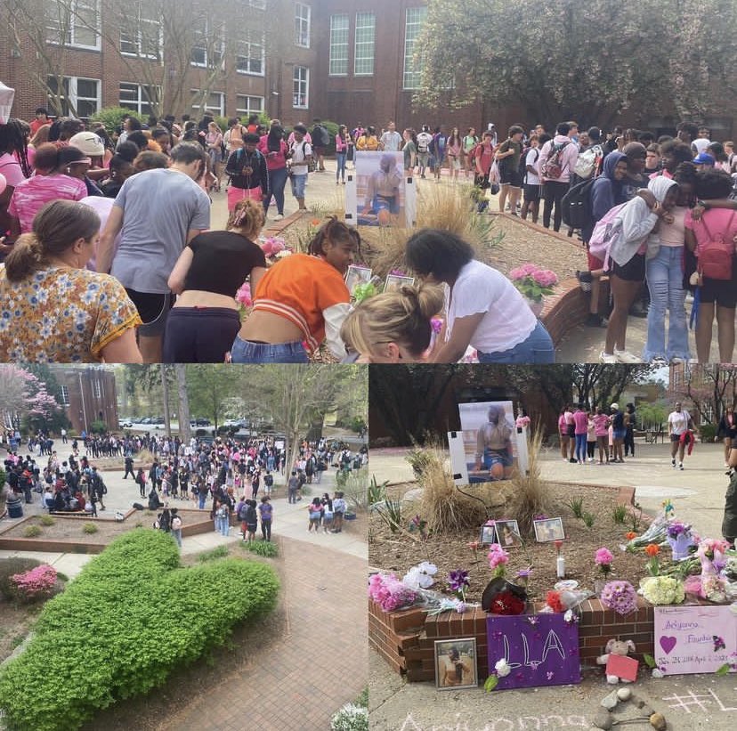 TriedCouch's tweet photo. 17-year-old girl shot, killed in Greensboro, suspects at-large, police sav. Grimsley Student dead. 
Everybody is protesting in North Carolina for loss of life 

#stopgunsviolence #Protest https://t.co/oT3UKM3ySX