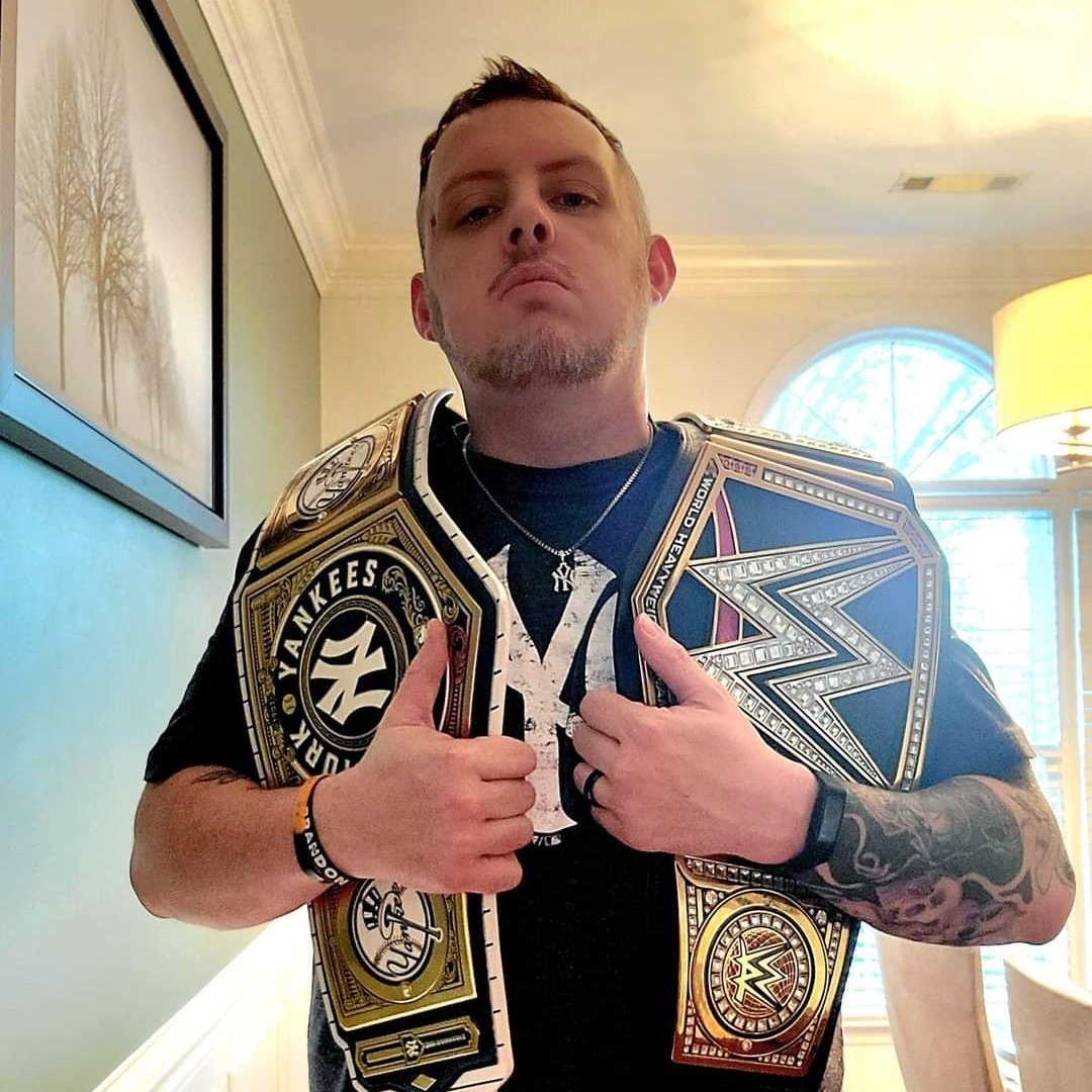raymonempire's tweet photo. @TripleH @AaronBoone @TheJudge44 Acknowledge The Yankees as world champions in 2023. #wweshopshots #MLB #newyorkyankees https://t.co/jR90mNS77R