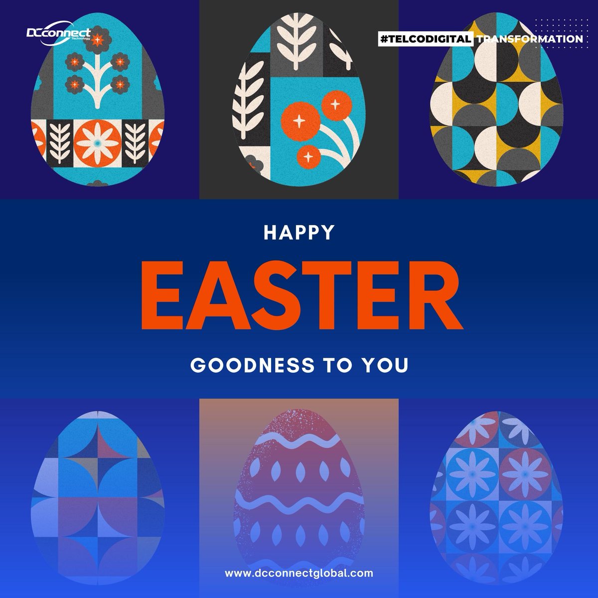 DCConnectGlobal's tweet photo. Happy Easter from DCConnect Global! Wishing you a joyous and blessed holiday filled with love and happiness. #DCConnect #datacenter #cloudconnectivity #SDN #Telcodigital #telecommunication #telco #SDNinnovation https://t.co/XPKe5Hnw0c