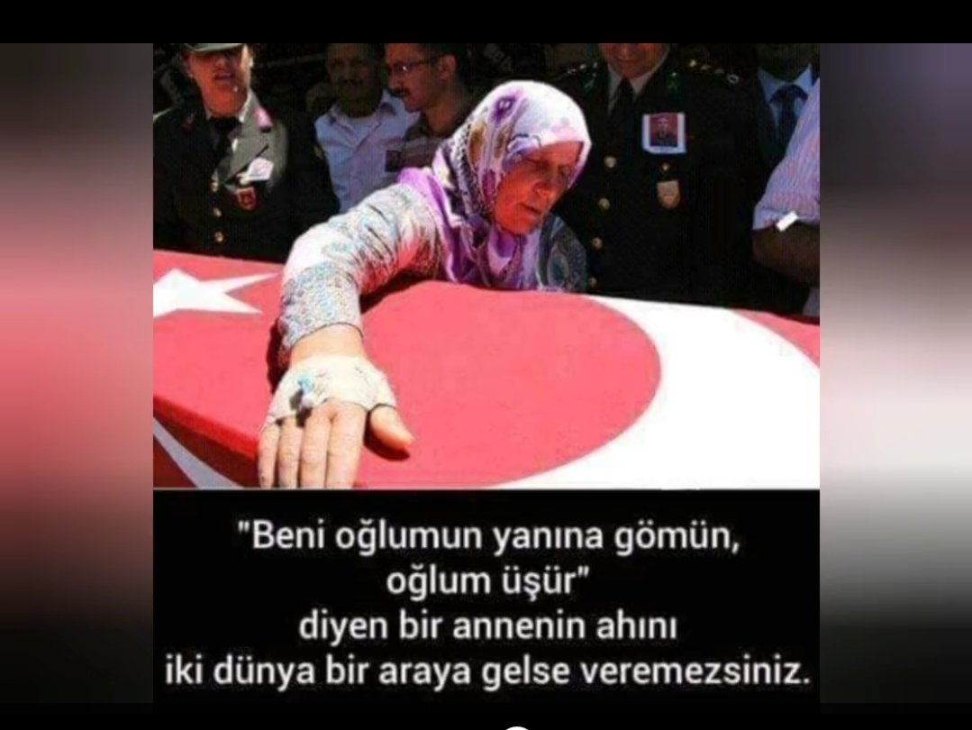Bir Şehit Annesinin Söylediği gibi "Şehidin Helvası Sizin Ocakta Kavrulmadığı Sürece Size Hep Tatlı Gelecek"
Bizim için kadro ve özlük hakları da hayatî bir meseledir
VATAN YÜREKLİLER 
<a href="/RTErdogan/">Recep Tayyip Erdoğan</a>
<a href="/dbdevletbahceli/">Devlet Bahçeli</a>
<a href="/RTEdijital/">Erdoğan Dijital Medya</a>
<a href="/alitilkici38/">Ali Tilkici 🇹🇷</a>
#UzmanÇavuş