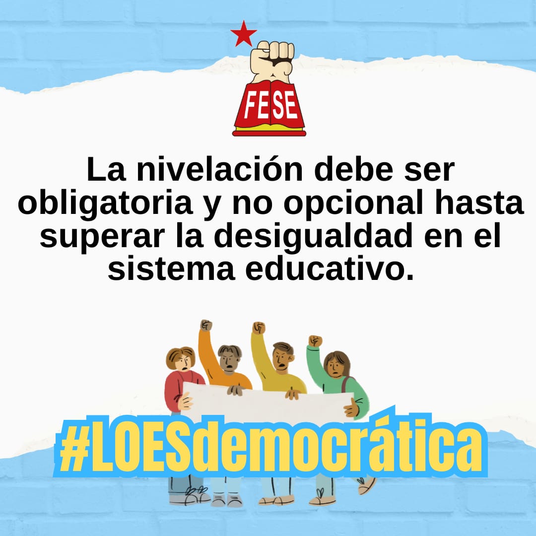 JRE_Ecuador's tweet photo. No es lo mismo la Educación pública y privada, la rural y la de ciudad. En una sociedad desigual requerimos la nivelación para ingresar a la U. 
#LOESdemocrática #FueraLassoYA https://t.co/xPGRGLSWwQ