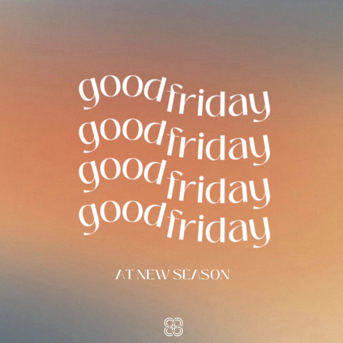 NewSeasonLife's tweet photo. You are invited to Good Friday service at New Season! 

Join us this Friday, 4/7 at 5pm as we continue to celebrate Holy Week. Email church@newseason.life for more info.

#GoodFriday #HolyWeek2023 #NewSeasonCommunityChurch https://t.co/b3fho1jveF