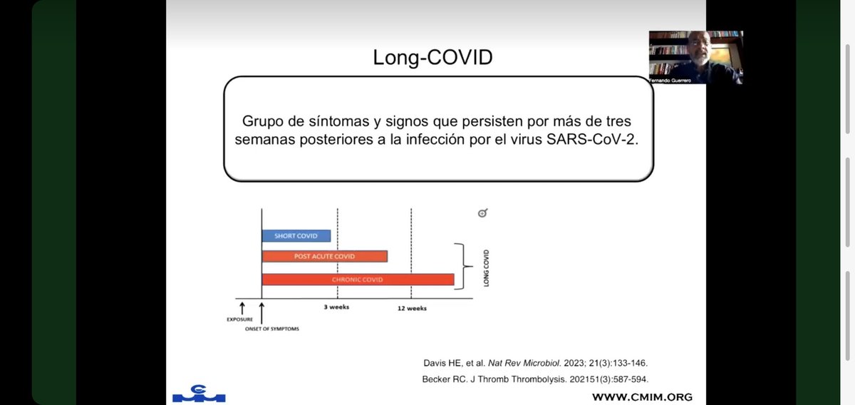 CMIMorg's tweet photo. Ya estamos conectados  con la participación el Dr. Jesús Fernando Guerrero Romero, quien nos presenta el tema: "Síndrome de long COVID: el valor dela deficiencia de la vitamina D y la hipomagnesemia".  

Ingresa en https://t.co/4pjfMTJzsm 
 
#CMIMSomosTodos   #cmim2023 #cmim https://t.co/WwNPrbKWHr