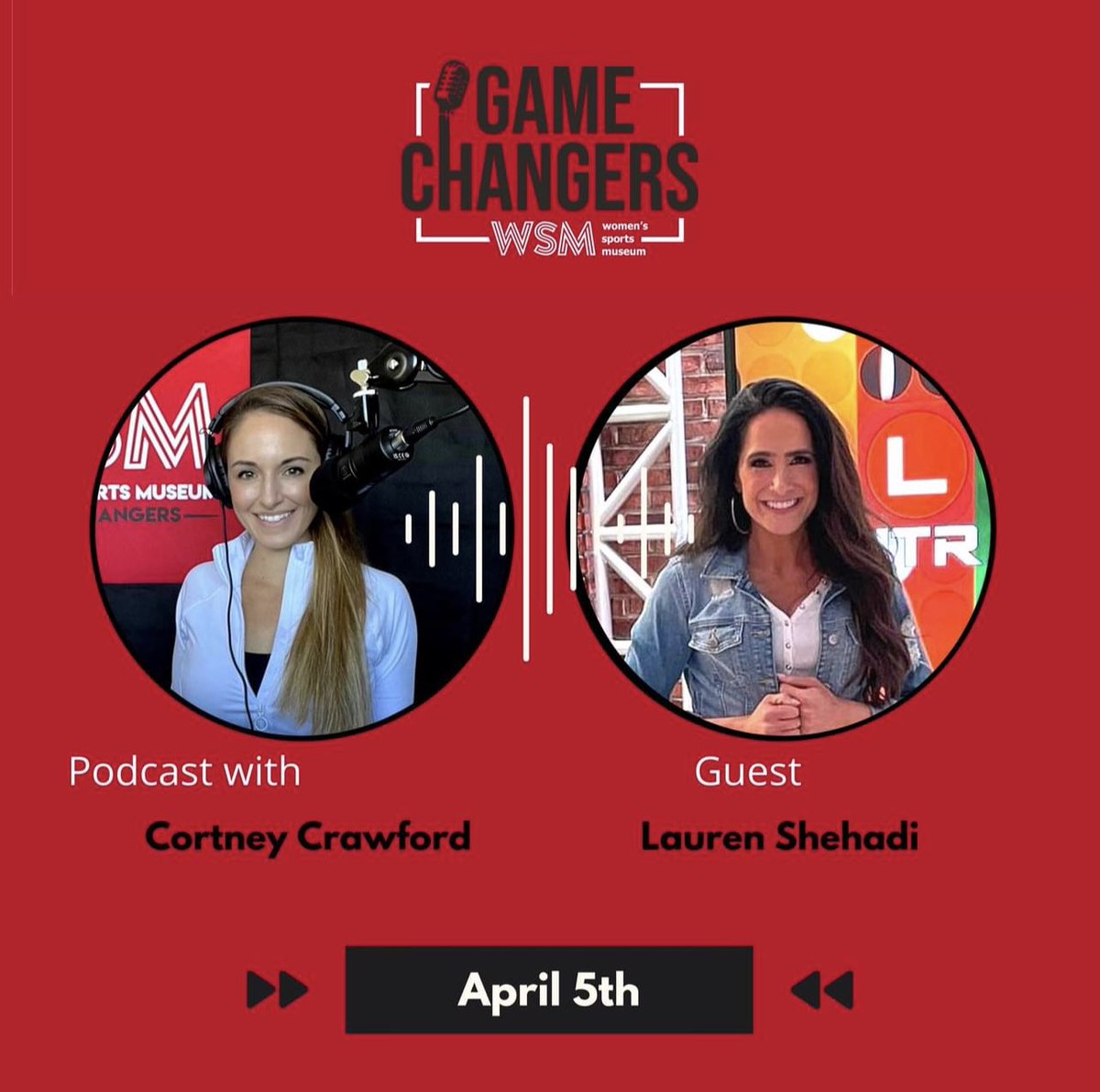 cortneywall's tweet photo. Now on Game Changers of the Women’s Sports Museum..

@LaurenShehadi shares all about her journey that led her to MLB Network, the extensive preparation that keeps her on top of her game, the importance of work ethic as well as her genuine love of ⚾️ https://t.co/CGNM4dRQ7r