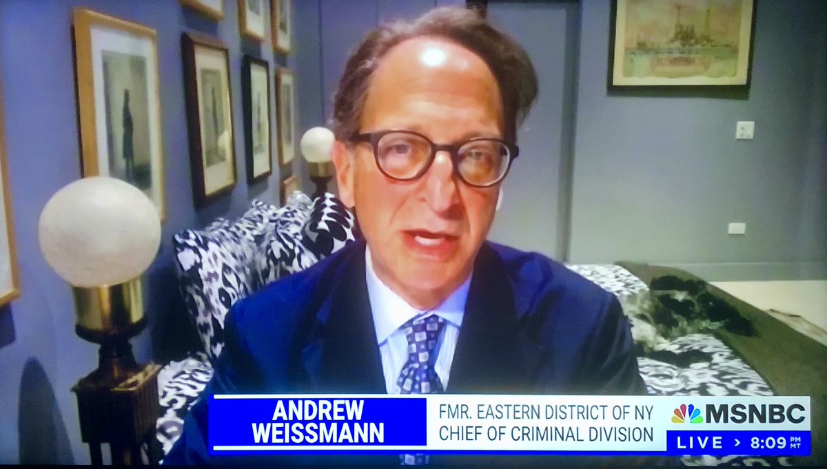 Andrew Weissmann 🌻 on Twitter: "As a friend said, he got tired of