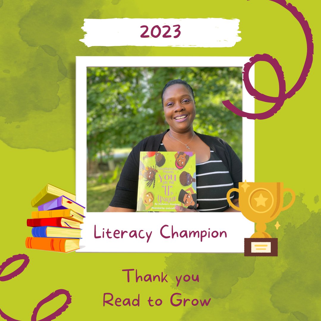 legacy_lineage's tweet photo. I am thrilled to be a @ReadtoGrowCT Literacy Champion. This month marks my one-year anniversary at @HPLCT. I can’t think of a better way to celebrate.📚💐
#readtogrow
#booksforeverychild
#booksforeverybaby https://t.co/2J7w5a4OT8