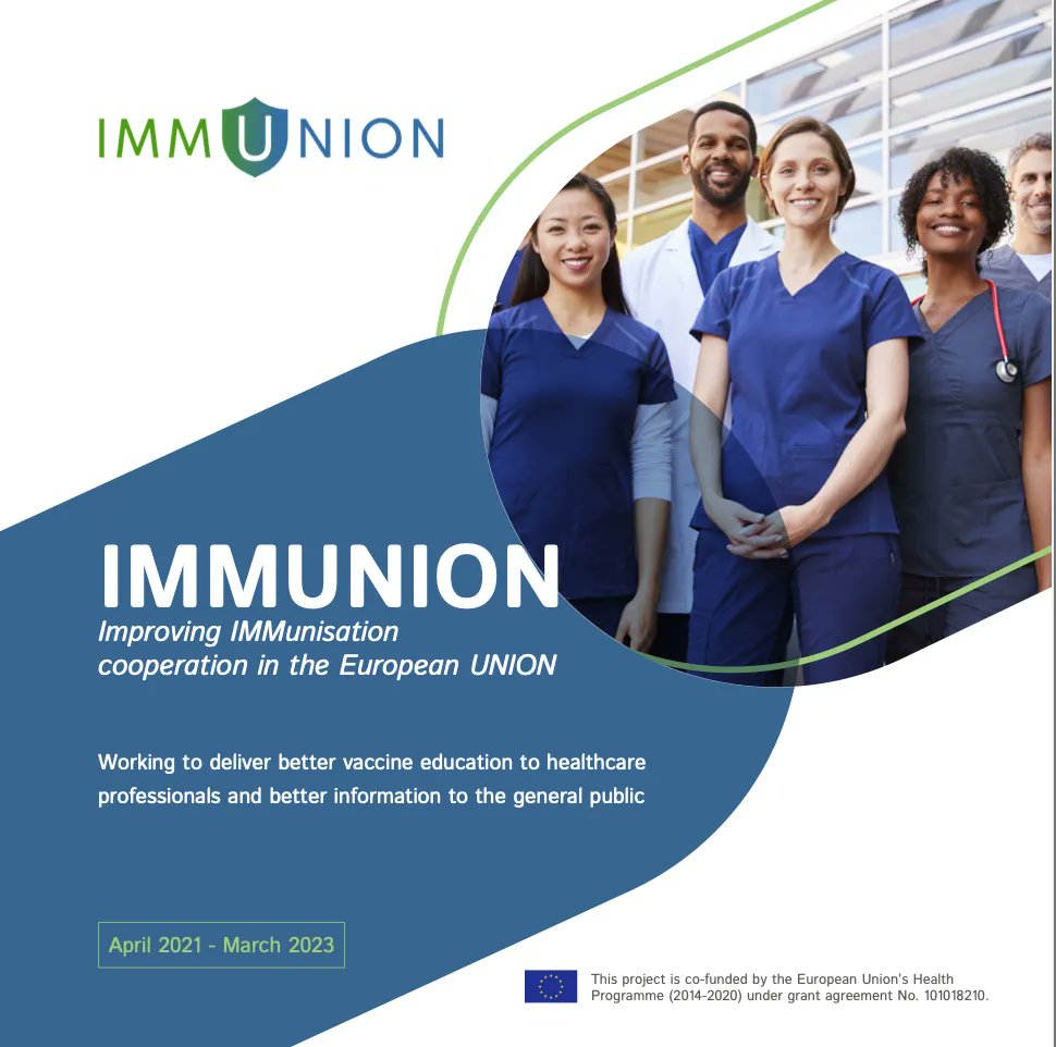 Immunion: communicate evidence-based information about vaccination and increase vaccine confidence and uptake  buff.ly/3G7E6Wj