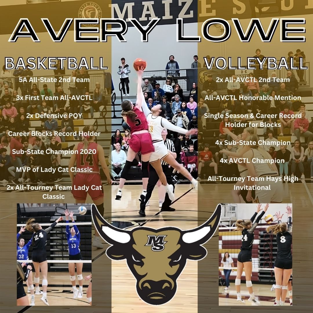 maizesouthvb's tweet photo. More Multi-Sport Love for our very own, Avery Lowe!!! We just canโt say enough good things about this kid! Thank you for everything youโve given to both programs!! You are going to be great at UNK!! @Avery_lowe24 ๐ค๐ผ๐๐ #MavForLife #Proud #Earned @MaizeSouthAD @LadyMavHoops https://t.co/5taDUODbBX