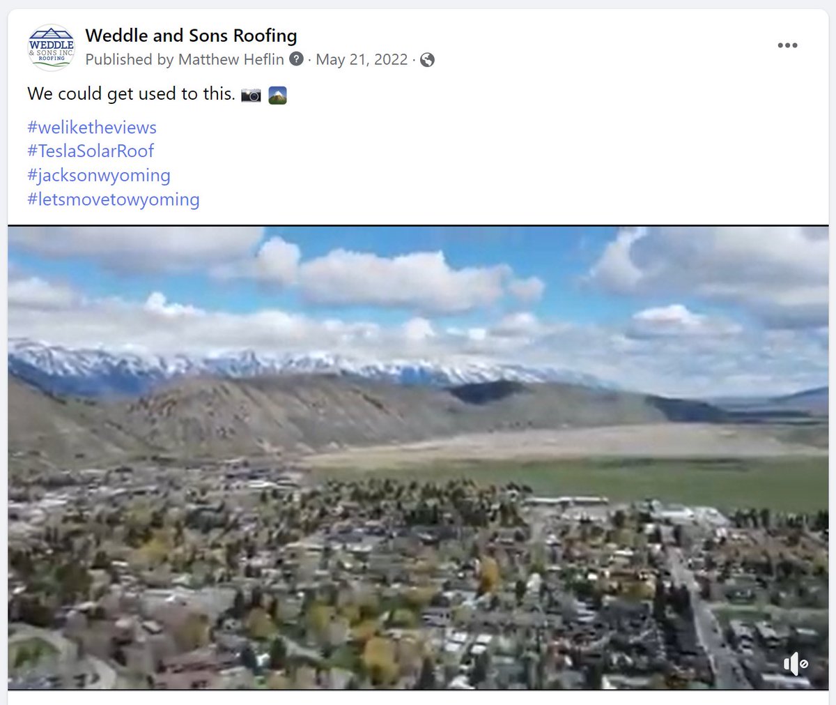 weddleandsons's tweet photo. We're establishing a permanent presence in Teton County WY/ID area after doing a number of projects there last year. Many are excited about this. One individual is not. π± #neverreadthecomments https://t.co/eIsTsT5caf