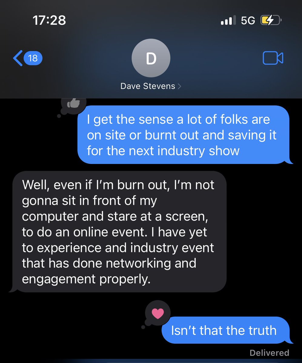 #eventprofs unconsciously show lack of trust in virtual events when discussing #GMID2023 (though we love and advocate for #hybrid) 

Austin and Houston event peeps, where should <a href="/davidTstevens/">David T. Stevens®</a> and me go to celebrate how #meetingsmatter?
