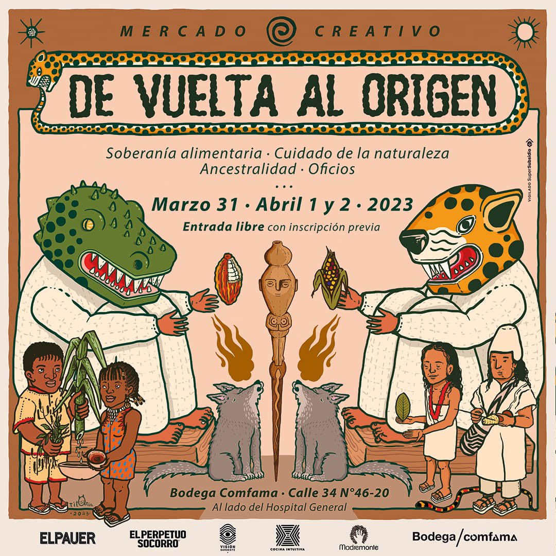 Este 01 de abril estaremos en #Medellín  con el mercado creativo “DE VUELTA AL ORIGEN”  así es que nos vemos pronto 🫶🏾