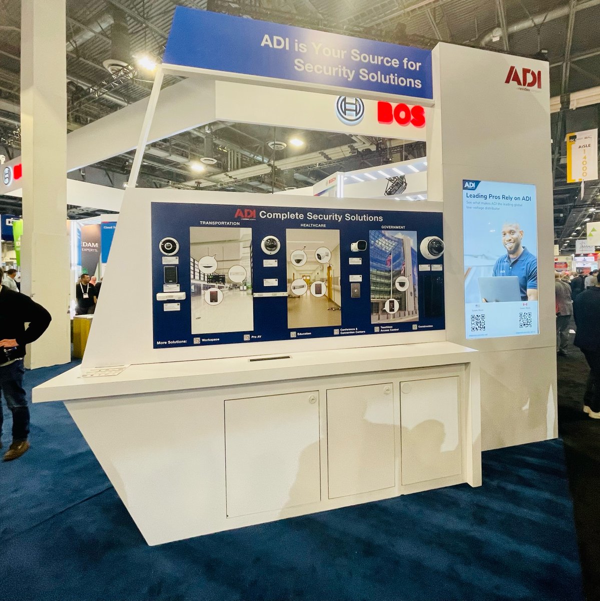 ADIGlobalDist's tweet photo. If you are at #ISCWest2023, come by the ADI Booth to find out why pros #RelyOnADI for #CompleteSecuritySolutions and #WholeHomeSolutions. Stop by booth 12043 or, if you're not at the show, visit your local branch or shop online through our Digital Branch: https://t.co/Xn6MF5OGI3 https://t.co/8sdYZ4ol9N