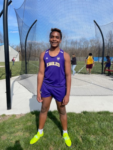 Wilbur_TrimpeMS's tweet photo. Congratulations to our own Johnny Raines for beating the school record for discus with a toss of 139'9" at today's meet. Way to go, Johnny! #GoEagles #ThisIsTMS https://t.co/wwrVF9QENb