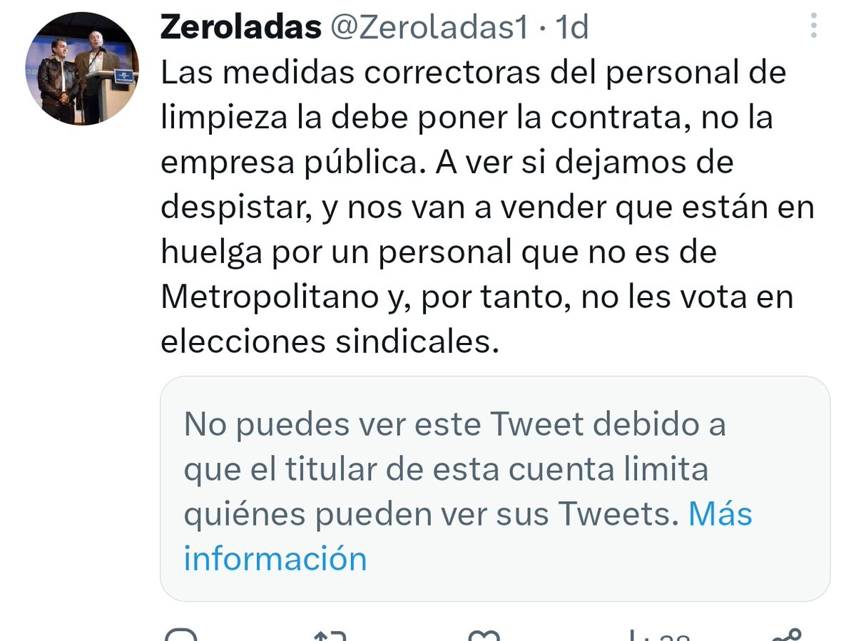 Zeroladas1's tweet photo. Vaya. Los huelguistas de piquetes de redes me bloquearon por decirles una verdad #huelguistasdospuntocero #sepiensanquesomosbobos #lavergüenzadelsindicalismo https://t.co/RAigUKIMXX