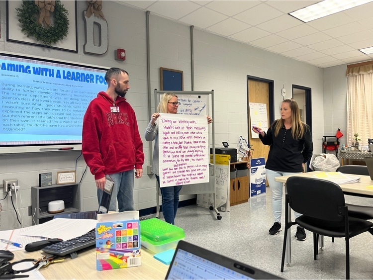 NDHSGriffins's tweet photo. The NDHS Master Teachers recently attended the NIET National Conference and today redelivered to the team.  The team is working on improving feedback by developing a learner approach to supporting teachers.  We look forward to practicing this conversation over the next few weeks. https://t.co/kQcWgIpEnp