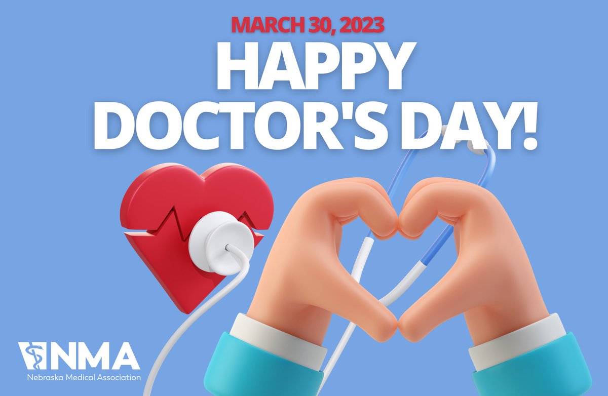 Happy Doctor's Day to all the amazing physicians of Nebraska! Thank you for your unwavering dedication to helping others and making a difference in our health and communities. Your hard work and sacrifice are truly appreciated. #DoctorsDay #ThankYouDoctors