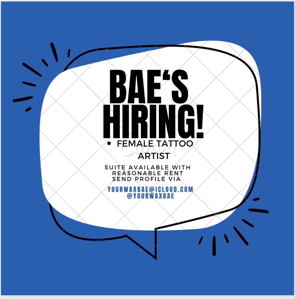 curlyheadkeeks's tweet photo. Looking For An Experienced Artistic Female Tattoo Artist Who Needs A Safe Space &amp; Home! 

Must Have Portfolio 
Must Have Blood-borne Pathogens training certificates.
Great Customer Service 

#baltimore https://t.co/V7i4Cz67Iw