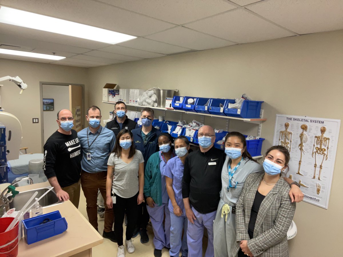 pierreguyubc's tweet photo. Next on #CdnOrthoDay : Post surgery follow-up with the multidisciplinary team at VGH Fracture Clinic: Nurses, Physios, Surgeons, Fellows, Residents to get you moving and start to #LiveLifePainFree
⁦@CdnOrthoAssoc⁩ @LaurieHiemstra @SportsHipFemi @DoctorDielwart https://t.co/GK66Li8ObJ