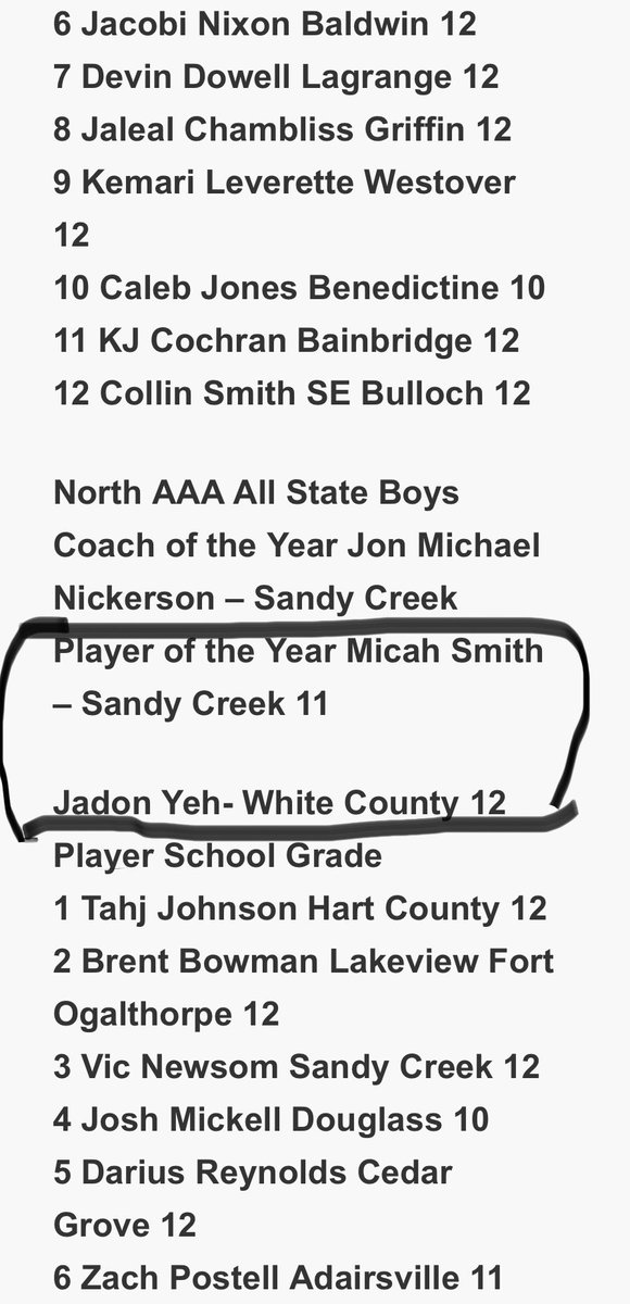 Huge honor for <a href="/JadonYeh/">Jadon Yeh</a> as he was named Co-Player of the Year in AAA North. Proud of you J #RepTheLand
