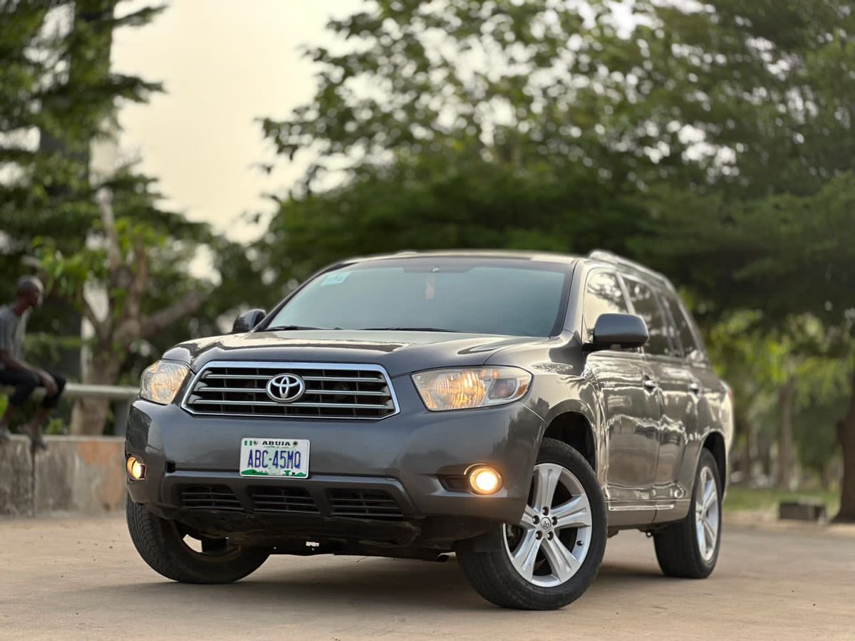 EFDCARS's tweet photo. Registered 2009 Toyota highlander limited with duty N5.5m

+2349054812148 WhatsApp

@ EFD_CARS ABUJA 🇳🇬

Instagram 👇

https://t.co/iWHfv5DB7B

Facebook👇

https://t.co/SV0L5WL9Nl https://t.co/XYj3g9vA1K