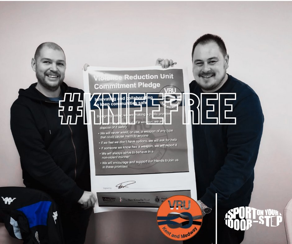 @KentVru x SOYD 

#KNIFEFREE Commitment Pledge ✍️

We are proud to have signed the VRU Knife Free Commitment Pledge. 

#SaferThroughSport