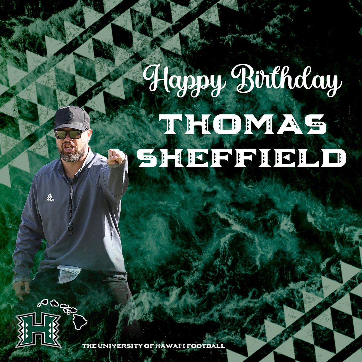 UH_FBRecruits's tweet photo. Please join The Braddahhood in wishing @CoachSheff_UH a very happy birthday today!

#BRADDAHHOOD https://t.co/Gl5WuaVo8z