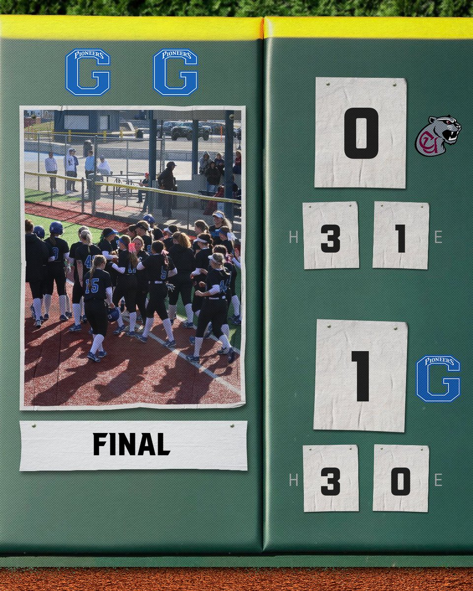 GSUpioneers's tweet photo. 🥎Pioneer Softball walks off game one on a hit-by-pitch to win 1-0‼️ #PioneerNation #GSUSB https://t.co/O5Ckv66Obg
