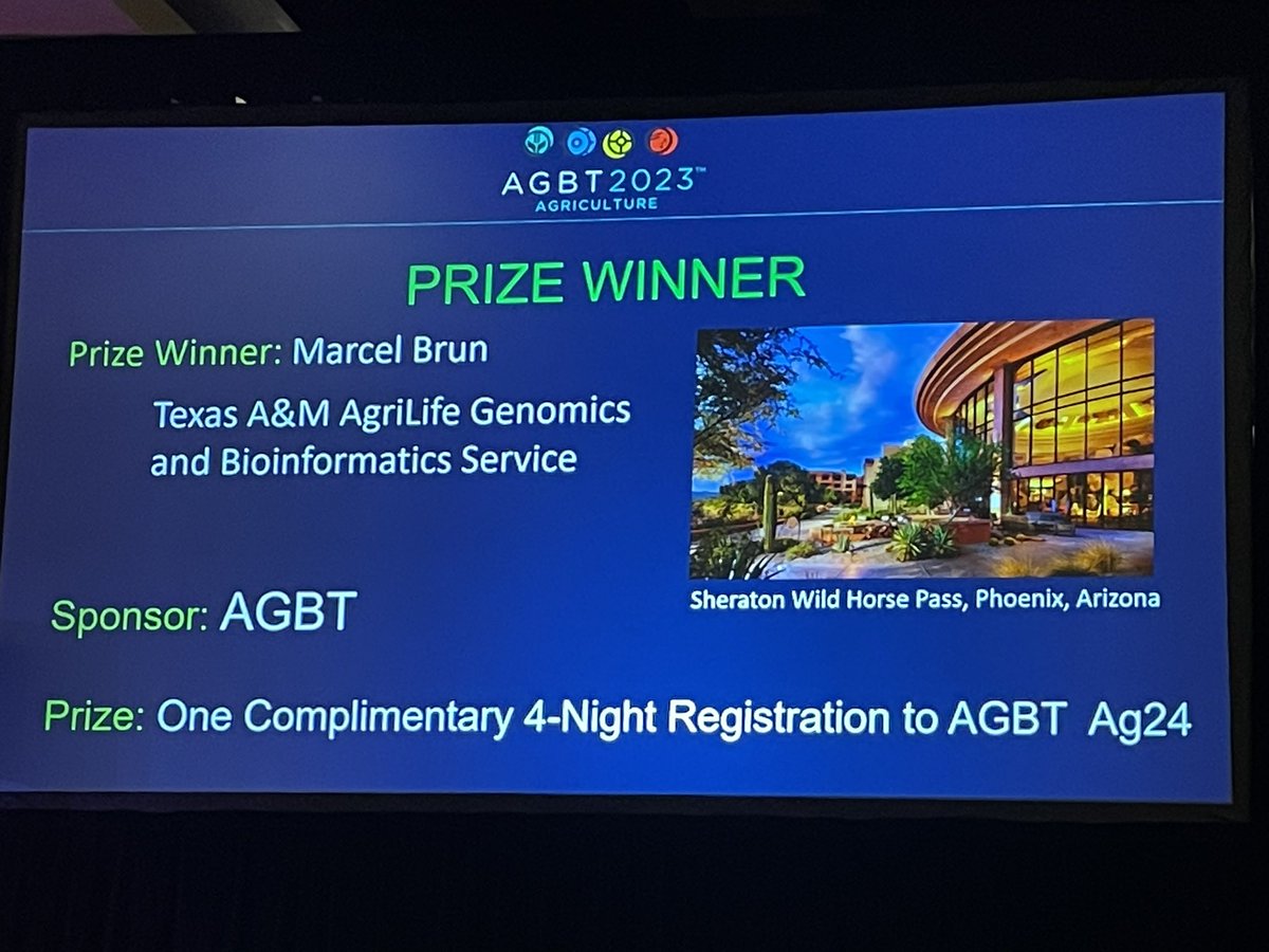 kotturi's tweet photo. Congratulations to @BrunMarcel  and Wren Jenkins the top 2 winners of the #AGBTAg CLICK2WIN competition. It was so close! @nanopore is looking forward to @agbt  #AGBTAg24 in Phoenix https://t.co/KqTb3ctytG