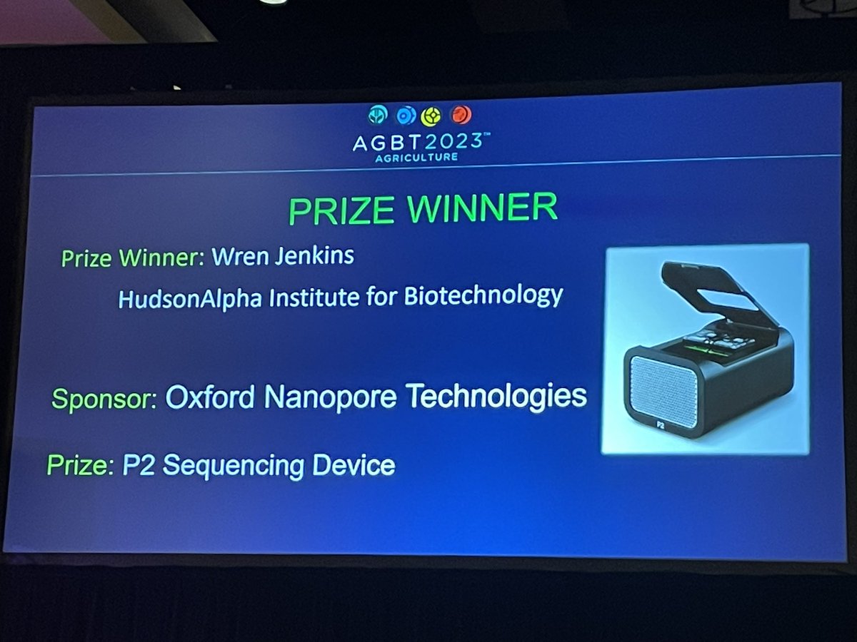 kotturi's tweet photo. Congratulations to @BrunMarcel  and Wren Jenkins the top 2 winners of the #AGBTAg CLICK2WIN competition. It was so close! @nanopore is looking forward to @agbt  #AGBTAg24 in Phoenix https://t.co/KqTb3ctytG