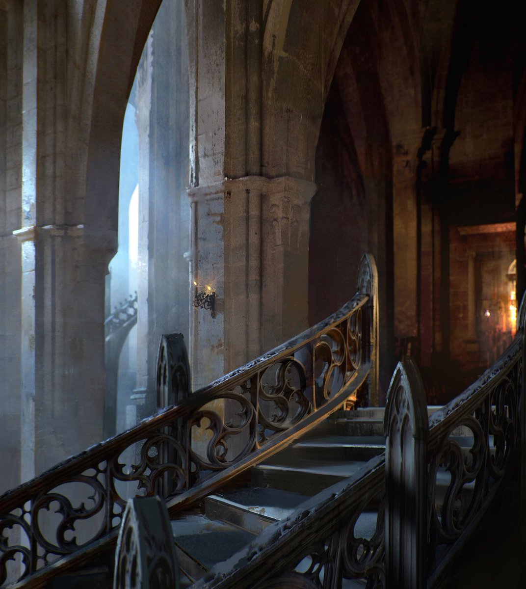 Eyesofgod__'s tweet photo. Beauty and the Beast concept art by Jama Jurabaev https://t.co/C52jpiDdGh